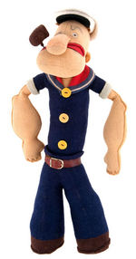 POPEYE 1930s STUFFED DOLL.