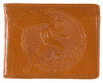 “SUPERMAN" FO-LEE GUM PREMIUM WALLET COMPLETE W/BRASS BADGE AS ISSUED.