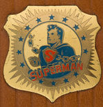 “SUPERMAN" FO-LEE GUM PREMIUM WALLET COMPLETE W/BRASS BADGE AS ISSUED.