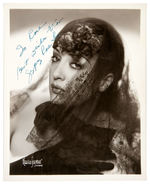 BURLESQUE LEGEND GYPSY ROSE LEE SUPERB AUTOGRAPHED PHOTO.