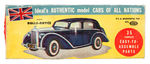 "IDEAL'S AUTHENTIC MODEL CARS OF ALL NATIONS" LOT OF FIVE.