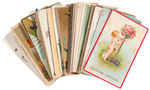 GROUP OF 68 VINTAGE HOLIDAY POSTCARDS.
