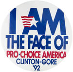 CLINTON/GORE SIX LARGE BUTTONS FROM 1992-1996.