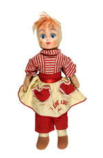 "I LOVE LUCY" LUCILLE BALL LARGE RAG DOLL.