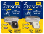 "KILGORE AVENGER" CARDED CAP PISTOL PAIR.