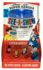 MARVEL COMICS "SUPER HEROES SEE-A-SHOW STEREO VIEWER SET."