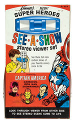 MARVEL COMICS "SUPER HEROES SEE-A-SHOW STEREO VIEWER SET."