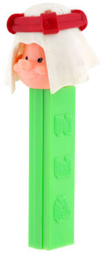 PEZ PAL SHEIK AND UNCLE SAM PEZ DISPENSERS.