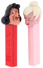 PEZ PETER PAN, TINKERBELL AND CAPTAIN HOOK.