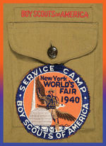 “NEW YORK WORLD’S FAIR 1940 BOY SCOUTS OF AMERICA SERVICE CAMP” UNIFORM.