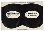 "THE LONE RANGER" 1956 WARNER BROS. MOVIE PROMO KIT.