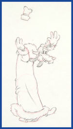 POLAR TRAPPERS PRODUCTION DRAWING FEATURING GOOFY.