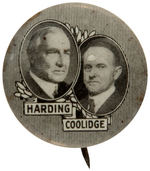 "HARDING/COOLIDGE" JUGATE BUTTON HAKE #26.