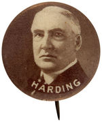 "HARDING" BROWNTONE PORTRAIT BUTTON HAKE #2021.