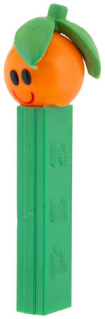 ORANGE "PEZ" DISPENSER.