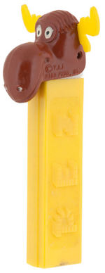 BULLWINKLE PEZ DISPENSER COLOR VARIETY.