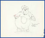 SILLY SYMPHONIES - MOTHER GOOSE GOES HOLLYWOOD PRODUCTION DRAWING LOT FEATURING LAUREL & HARDY.