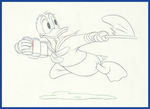 HONEY HARVESTER PRODUCTION DRAWING FEATURING DONALD DUCK.