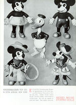 THE THIRD "MICKEY MOUSE MERCHANDISE" RETAILER'S CATALOGUE FROM 1936-37.