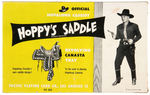 "HOPPY'S SADDLE REVOLVING CANASTA TRAY" BOXED WITH DOUBLE DECK OF CARDS.