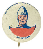 “BULLETMAN” FROM FAWCETT COMIC CHARACTERS SET FROM HAKE COLLECTION & CPB.