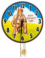 "DAVY CROCKETT TIME" CHILDREN'S PENDULUM CLOCK" IN BOX.