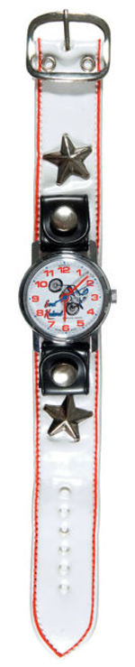 "EVEL KNIEVEL" BOXED WRISTWATCH BY BRADLEY.