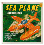 "MOTORIZED SEA PLANE" BOXED BATTERY OPERATED TOY.