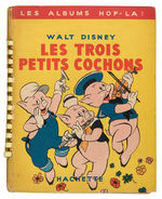 THE THREE LITTLE PIGS FRENCH HACHETTE MECHANICAL BOOK.