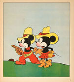 MICKEY MOUSE FRENCH HACHETTE COLORING BOOK.