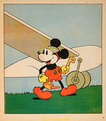 MICKEY MOUSE FRENCH HACHETTE COLORING BOOK.