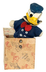 "DONALD DUCK" JACK-IN-THE-BOX TOY.