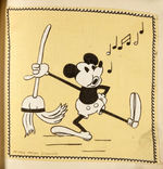 EARLY "MICKEY MOUSE" HANDKERCHIEF BOOK.