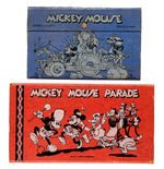 "MICKEY MOUSE" DIXON PENCIL BOX PAIR.