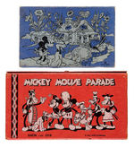 "MICKEY MOUSE" DIXON PENCIL BOX PAIR.