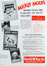 "MICKEY MOUSE AND SILLY SYMPHONIES" EXCEPTIONAL FILM EXHIBITOR'S CATALOGUE.