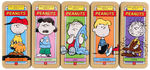 DARK HORSE COMICS "CLASSIC PEANUTS CHARACTER SERIES" STATUE/BUTTON/TINS COMPLETE SET.