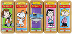 DARK HORSE COMICS "CLASSIC PEANUTS CHARACTER SERIES" STATUE/BUTTON/TINS COMPLETE SET.