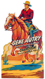 GENE AUTRY & CHAMPION STANDEE.