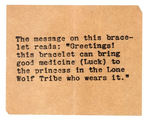 WRIGLEY'S GUM SPONSORED LONE WOLF TRIBE 5 COMPLETE PREMIUMS IN MAILERS FROM 1932.