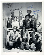 HIGH CHAPARRAL OVERSIZED CAST SIGNED PHOTO PRINT.