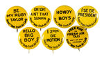 "AMOS 'N ANDY FRESH AIR CANDY" BUTTON LOT.