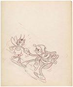 SILLY SYMPHONIES "WOODLAND CAFÉ" ORIGINAL PUBLICITY ART BY MANUEL GONZALEZ.