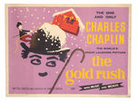 CHARLIE CHAPLIN "THE GOLD RUSH" MOVIE POSTER PAIR.