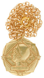 WILMA DEERING PENDANT SUPERB EXAMPLE INCLUDING CHAIN AS ISSUED.