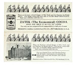 ZATEK CHOCOLATE PREMIUM STAND-UP CARDS.