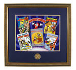 "SPOTLIGHT ON MICKEY" LIMITED EDITION FRAMED PIN SET.