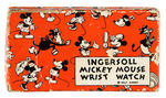 "INGERSOLL MICKEY MOUSE WRIST WATCH" BOXED 1934 VERSION.