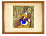 ANIMATION CEL OF DUCK FROM ANIMATOR PRESTON BLAIR'S "ADVANCED ANIMATION" BOOK.