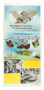 WALT DISNEY AUSTRALIAN INSERT POSTER TRIO.